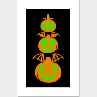 Vampire Pumpkin Trio Posters and Art